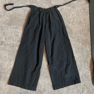 Boutique Black Wide-Leg Pants, Small